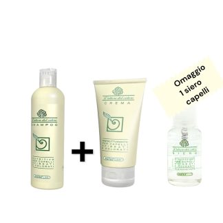 KIT CAPELLI shampoo nutrizione + crema ristrutturante OMAGGIO 1 siero